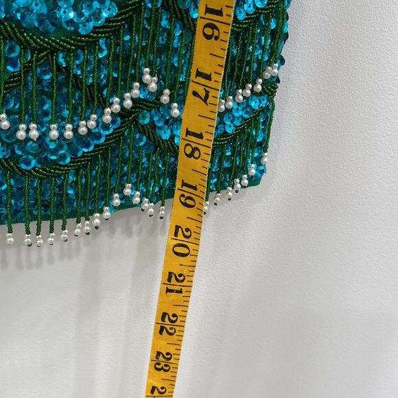 Sequin Party Vintage zipper down tank top ! - Picture 9 of 10